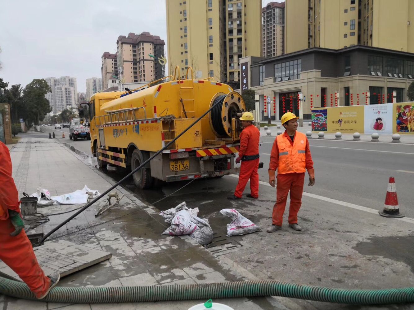 泰和排污管道清淤-管道清洗